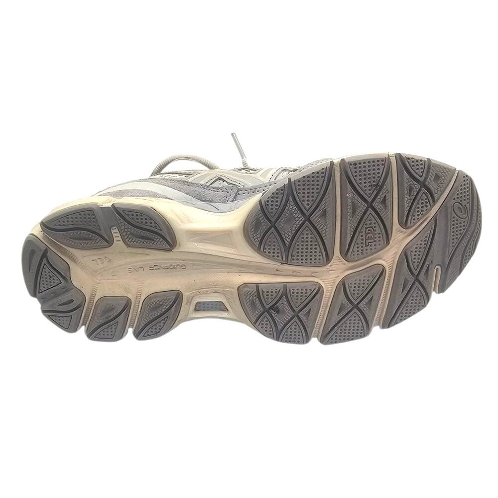 Asics Ivory Mid Gray Blue Sport Style Gel-NYC Sporty Casual Sneaker - Picture 7 of 10